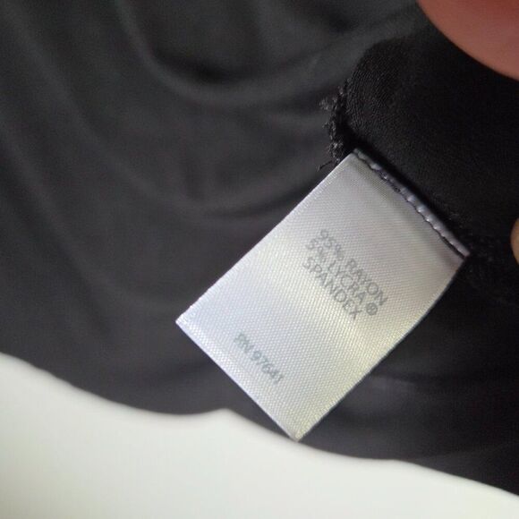 EUC J JILL BLACK CREW NECK SOFT 3/4 SLEEVES MINIMALIST TOP SIZE SMALL - Picture 11 of 13